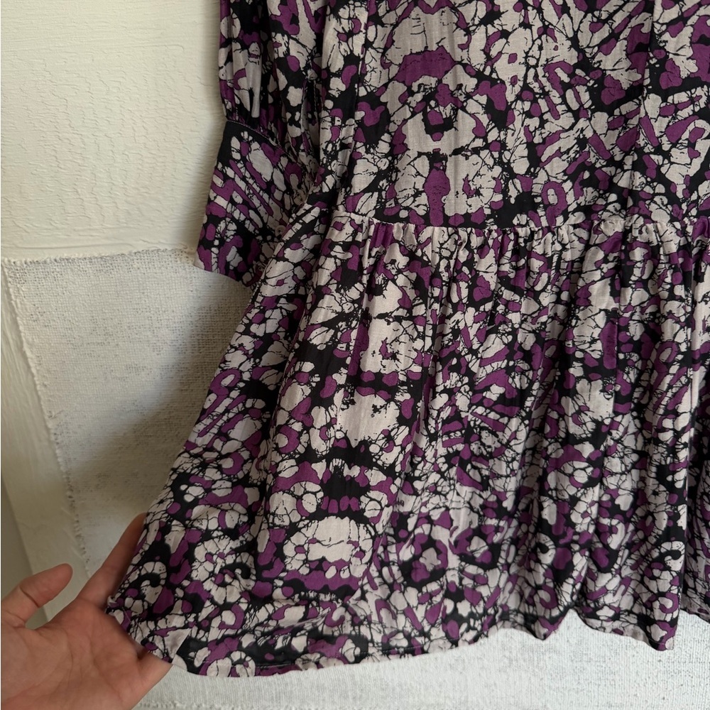 Sea New York Purple Print Mini Dress - Picture 9 of 9